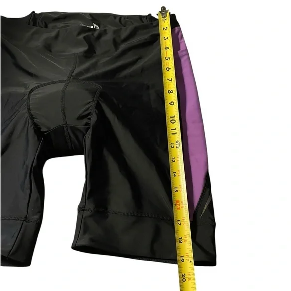 Women's 2XL Padded Bike Shorts Baleaf Cycling Padded Shorts Black XXL - Picture 5 of 6